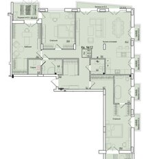 Квартира 150,9 м², 3-комнатная - изображение 1