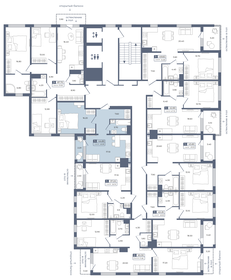 55 м², 1-комнатная квартира 7 100 000 ₽ - изображение 65