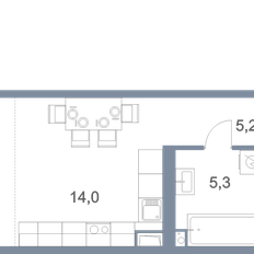 Квартира 52,3 м², 1-комнатная - изображение 2