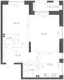 82 м², 2-комнатная квартира 15 765 367 ₽ - изображение 19