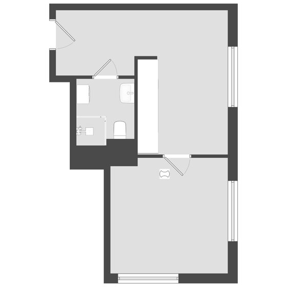 31,4 м², 1-комнатные апартаменты 7 631 259 ₽ - изображение 1