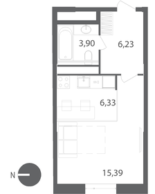 Квартира 31,9 м², студия - изображение 1