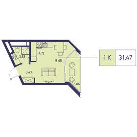 30 м², 2-комнатная квартира 7 200 000 ₽ - изображение 78