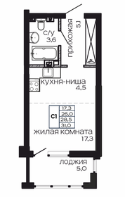 47 м², 1-комнатная квартира 10 000 000 ₽ - изображение 55