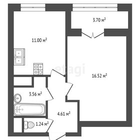 Квартира 37 м², 1-комнатная - изображение 4