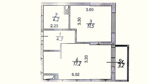 Квартира 38,3 м², 2-комнатная - изображение 1