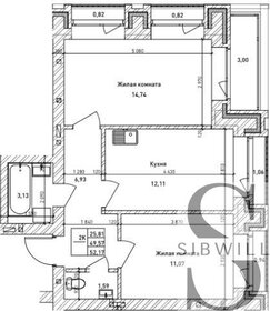 68,3 м², 3-комнатная квартира 9 500 000 ₽ - изображение 113