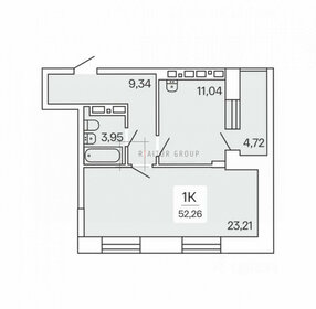 51,9 м², 1-комнатная квартира 7 900 000 ₽ - изображение 78
