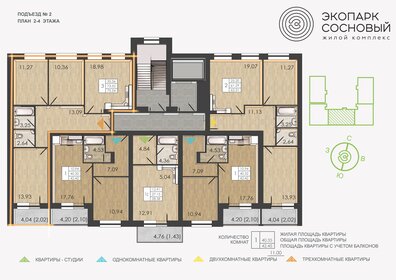 76,5 м², 3-комнатная квартира 6 650 000 ₽ - изображение 71