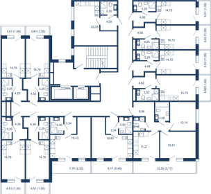 60,1 м², 2-комнатные апартаменты 30 823 756 ₽ - изображение 43