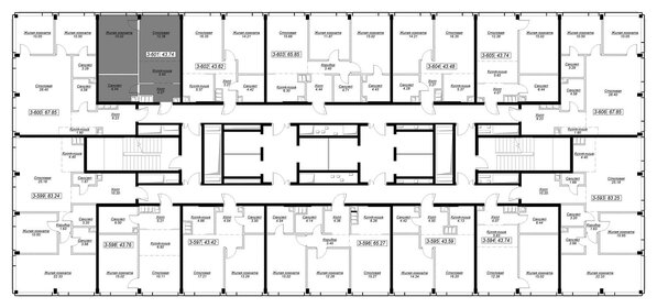 43,7 м², 1-комнатная квартира 25 000 000 ₽ - изображение 2