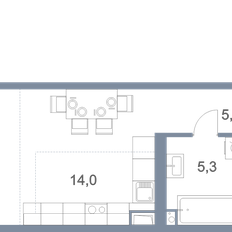 Квартира 52,1 м², 1-комнатная - изображение 2