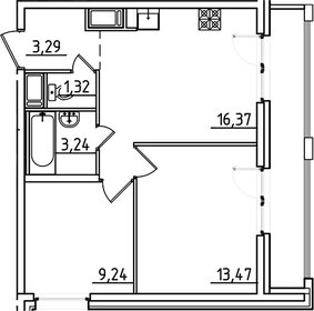 Квартира 49,1 м², 2-комнатная - изображение 1