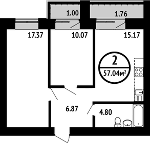 61,9 м², 3-комнатная квартира 7 700 000 ₽ - изображение 73