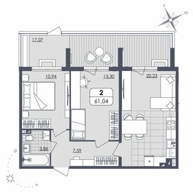 143,4 м², 2-комнатная квартира 14 700 000 ₽ - изображение 71