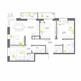 70 м², 3-комнатная квартира 12 200 000 ₽ - изображение 60