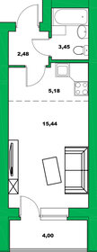 28,9 м², 1-комнатная квартира 2 850 000 ₽ - изображение 1