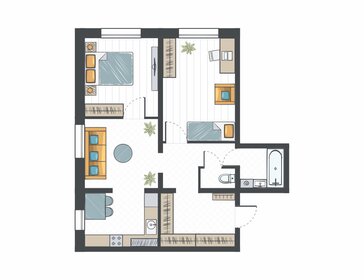 62 м², 3-комнатная квартира 5 100 000 ₽ - изображение 41