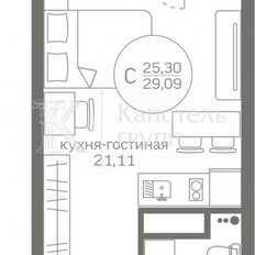 Квартира 29 м², студия - изображение 3