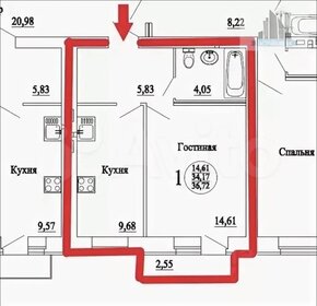 48,3 м², 1-комнатная квартира 4 050 000 ₽ - изображение 59