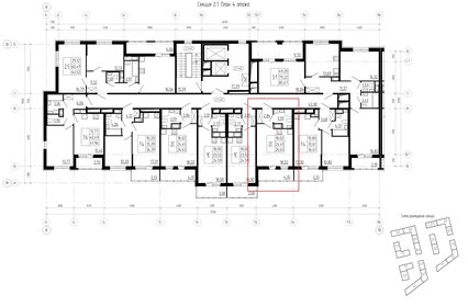 23,1 м², квартира-студия 6 390 000 ₽ - изображение 17