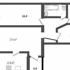 Квартира 95,1 м², 3-комнатная - изображение 5