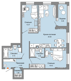 106 м², 3-комнатная квартира 16 800 000 ₽ - изображение 80