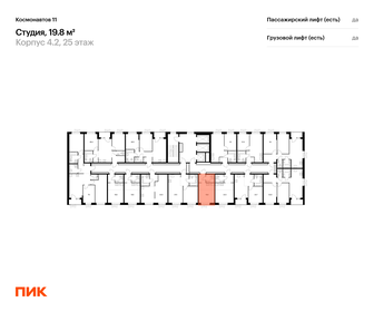 20,3 м², квартира-студия 3 585 600 ₽ - изображение 14