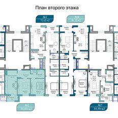 Квартира 55 м², 2-комнатная - изображение 2