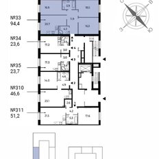 Квартира 94,4 м², 3-комнатная - изображение 2