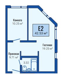 Квартира 42,5 м², 2-комнатные - изображение 5