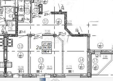 64,6 м², 3-комнатная квартира 8 900 000 ₽ - изображение 31