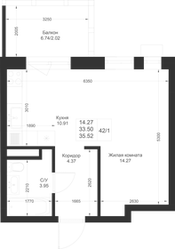 77,6 м², 3-комнатная квартира 33 833 600 ₽ - изображение 32