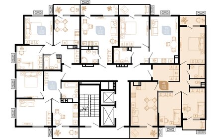 72,8 м², 3-комнатная квартира 12 514 321 ₽ - изображение 10