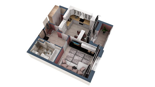 39,3 м², 1-комнатная квартира 3 620 316 ₽ - изображение 75