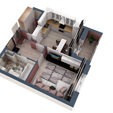 Квартира 38,5 м², 1-комнатная - изображение 3
