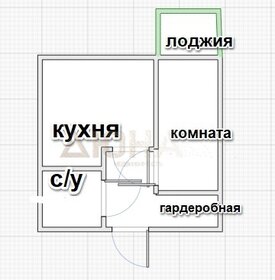 Квартира 35 м², 1-комнатная - изображение 1