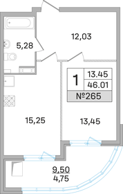 44,7 м², 2-комнатные апартаменты 8 950 000 ₽ - изображение 96