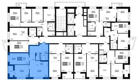 71,6 м², 3-комнатная квартира 8 340 000 ₽ - изображение 17