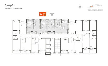 150 м², 5-комнатная квартира 58 000 000 ₽ - изображение 60
