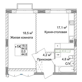 59,1 м², 2-комнатная квартира 12 500 000 ₽ - изображение 127