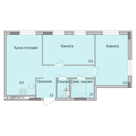 60,5 м², 2-комнатная квартира 5 275 000 ₽ - изображение 12