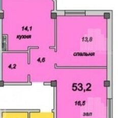 Квартира 52,6 м², 2-комнатная - изображение 5