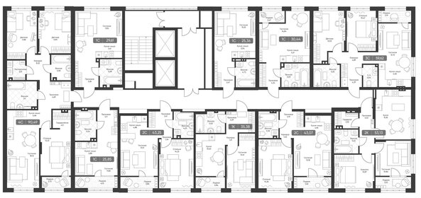 Квартира 90,5 м², 3-комнатная - изображение 3