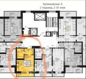 Квартира 25 м², студия - изображение 2