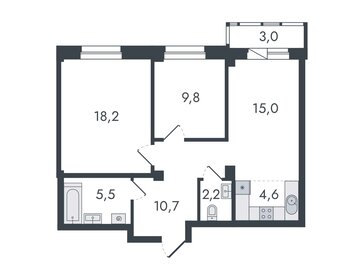 82,3 м², 3-комнатная квартира 9 950 000 ₽ - изображение 110