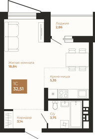 Квартира 31,6 м², студия - изображение 2