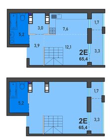 63,4 м², 3-комнатная квартира 6 700 000 ₽ - изображение 72