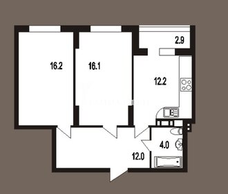 Квартира 63 м², 2-комнатная - изображение 1