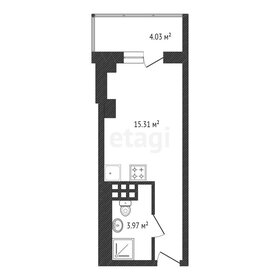 Квартира 22,5 м², студия - изображение 2